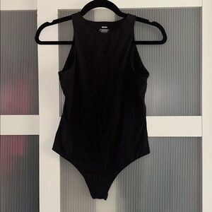 Skims Fits Everybody High Neck Bodysuit Onyx Size L